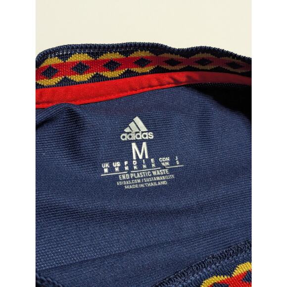 adidas AJAX Amsterdam Soccer Jersey Futbol Football Ziggo Away Gold Mens Medium - Picture 4 of 8